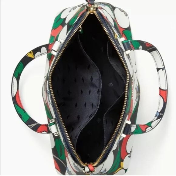 Authentic Kate Spade leather floral Satchel/Crosby - Picture 3 of 8